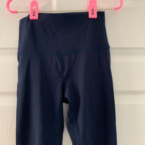 Lululemon Wunder Under High-Rise Tight 25" *Full-On Luxtreme True Navy Size 4 - Picture 8 of 16